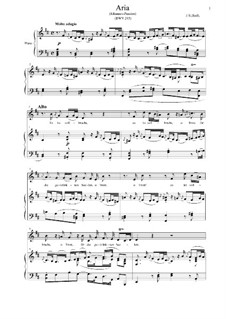St John Passion, BWV 245: Es ist vollbracht, for voice and piano by Johann Sebastian Bach