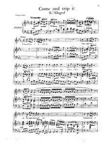 L'Allegro, il Penseroso, ed il Moderato, HWV 55: Come and trip it by Georg Friedrich Händel