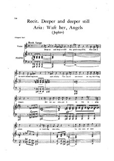 Jephtha, HWV 70: Deeper and deeper still..., Waft her angels, to the skies... by Georg Friedrich Händel