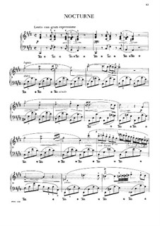 Nocturne in C Sharp Minor, B.49 KK IVa/16: Para Piano by Frédéric Chopin