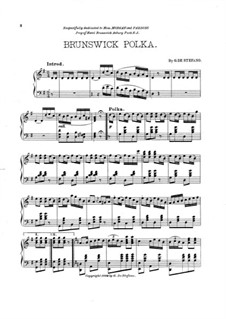 Brunswick Polka for Piano: Brunswick Polka for Piano by G. de Stefano