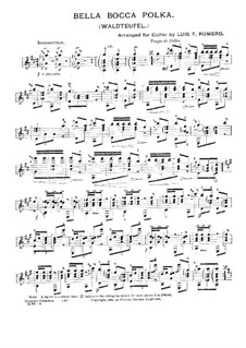 Gourmand-Polka, Op.163: Para Guitarra by Émile Waldteufel