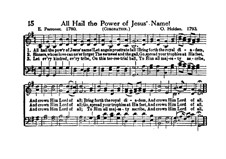 All Hail the Power of Jesus' Name: partituras de vocais by Oliver Holden