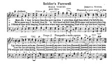 Soldier's Farewell: em E flat Maior by Johanna Kinkel
