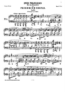 Polonaises, Op.26: set completo by Frédéric Chopin