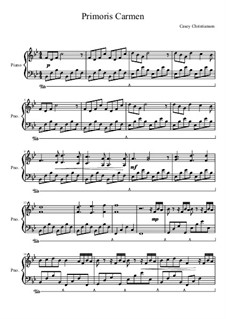 Primoris Carmen, Op.1: Primoris Carmen by Casey Christianson