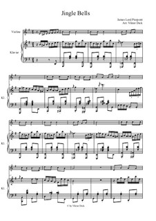 Two instruments version: para violino by James Lord Pierpont