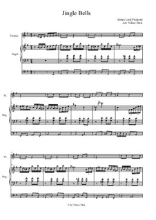 Two instruments version: para violino e orgão by James Lord Pierpont
