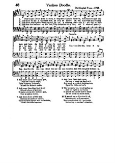Yankee Doodle: For choir (A Major) by folklore