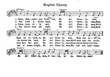 English Chanty: English Chanty by Unknown (works before 1850)