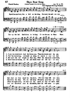 Skye Boat Song: para coro misto by folklore