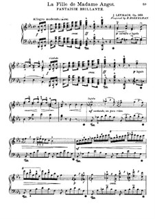 Fantasia on Themes from 'La fille de Madame Angot' by C. Lecocq, Op.169: Para Piano by Joseph Leybach