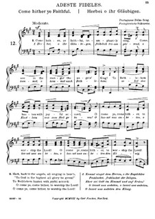 Vocal version: para voz e piano ( A maior) by John Francis Wade