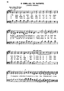 Piano-vocal score: para coro by John Francis Wade