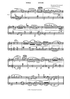 Этюд для фортепиано: Этюд для фортепиано by Vladimir Polionny