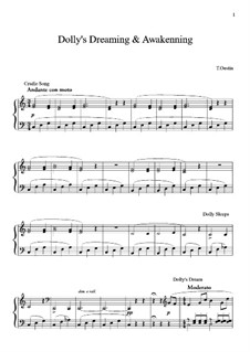Dolly's Dreaming and Awakening, Op.202: Para Piano by Theodore Oesten