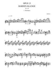 Barden-Klänge (Bardic Sounds), Op.13: No.17-19 by Johann Kaspar Mertz