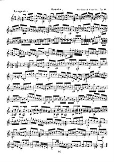 Sonata for Guitar in C Major, Op.81 No.1: movimento I by Ferdinando Carulli