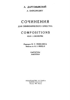 Kazachok: partitura completa by Alexander Dargomyzhsky