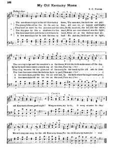 My Old Kentucky Home Good-Night: para coro misto by Stephen Collins Foster