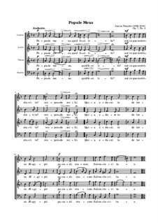 Popule Meus, Op.7 No.2: Popule Meus by Juozas Naujalis