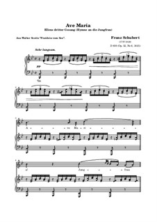 Piano-vocal score (Page 3): B flat Maior by Franz Schubert