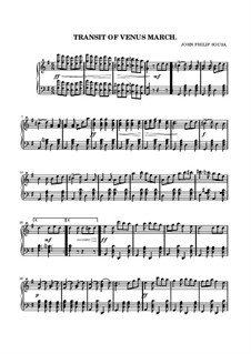 Transit of Venus March: Para Piano by John Philip Sousa