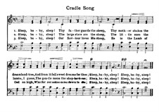 Cradle Song: Cradle Song by Unknown (works before 1850)