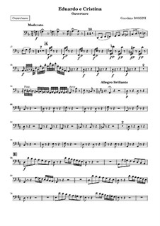 Eduardo e Cristina: abertura - para contrabaixo by Gioacchino Rossini