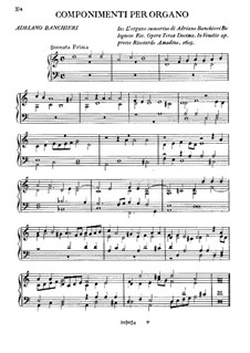 Compositions for Organ: Compositions for Organ by Adriano Banchieri