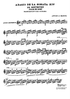 Movement I: Para Guitarra by Ludwig van Beethoven