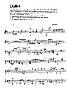 Ballet for Guitar: Ballet for Guitar by Elias Mertel