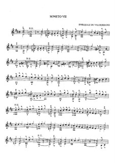 Sonnet No.7: Sonnet No.7 by Enríquez de Valderrábano