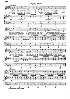 Vocal version: Para vocais e piano by James Lord Pierpont