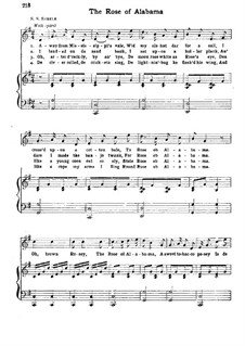 The Rose of Alabama: The Rose of Alabama by Unknown (works before 1850)