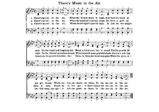 There's Music in the Air: para coro by George Frederick Root