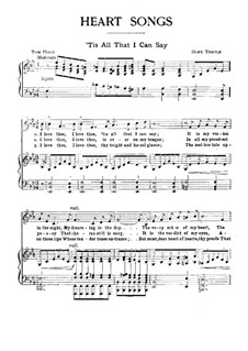 'Tis All That I Can Say: em E flat Maior by Hope Temple