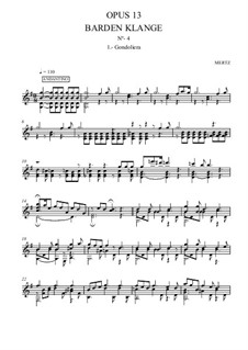 Barden-Klänge (Bardic Sounds), Op.13: No.9-10 by Johann Kaspar Mertz