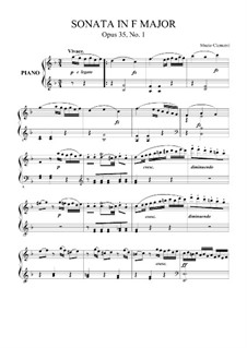 Sonata in F Major, Op.35 No.1: Sonata em F maior by Muzio Clementi