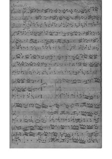 Trio Sonata for Violin, Flute and Basso Continuo in C Minor, TWV 42:c1: Partitura completa by Georg Philipp Telemann