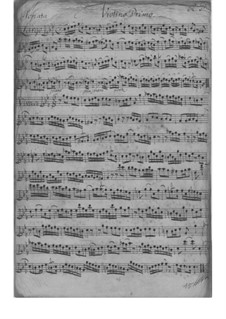 Trio Sonata for Violin, Flute and Basso Continuo in C Minor, TWV 42:c1: Partes by Georg Philipp Telemann