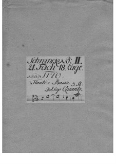 Trio Sonata for Two Flutes and Basso Continuo in E Minor, QV 2:Anh.12a: Trio Sonata for Two Flutes and Basso Continuo in E Minor by Johann Joachim Quantz