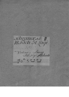 Sonata for Violin and Basso Continuo in A Major, TWV 41:A7: Sonata for Violin and Basso Continuo in A Major by Georg Philipp Telemann