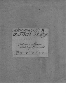 Sonata for Violin and Basso Continuo in F Sharp Minor, TWV 41:fis2: Sonata for Violin and Basso Continuo in F Sharp Minor by Georg Philipp Telemann