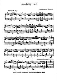 Broadway Rag: Broadway Rag by Marcella A. Henry