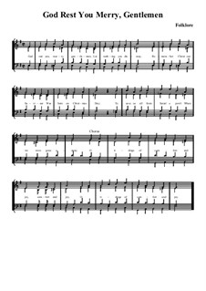 Vocal-instrumental version: para coro by folklore