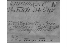 Suite in D Major, TWV 55:D19: Suite in D Major by Georg Philipp Telemann