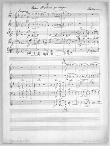 Beim Abschied zu singen, Op.84: Partitura completa by Robert Schumann