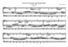 Vom Himmel kam der Engel Schar, BWV 607: Für Orgel by Johann Sebastian Bach