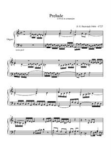 Prelude for Organ: Prelude for Organ by Johann Heinrich Buttstett